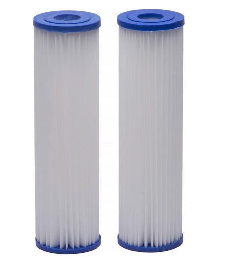 EcoPure EPW2P Pleated Universal Whole Home Water Filter 2-Pack