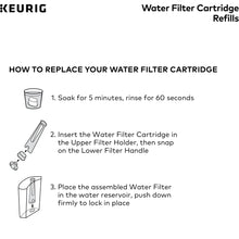 Keurig 2 Pack Water Filter Refill Cartridges, 2 Count