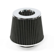 AUTOXBERT Black 3" 76Mm Inlet Cold Air Intake Filter Cone Replacement High Performance Washable Dry Engine Air Filter