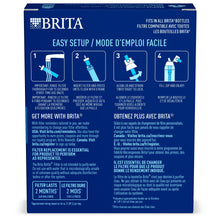 Brita (2 Pack)  Premium Water Bottle Filter Replacements, 3 Count
