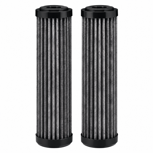 EcoPure EPW2F Premium FACT Universal Whole Home Water Filter (2 Pack)