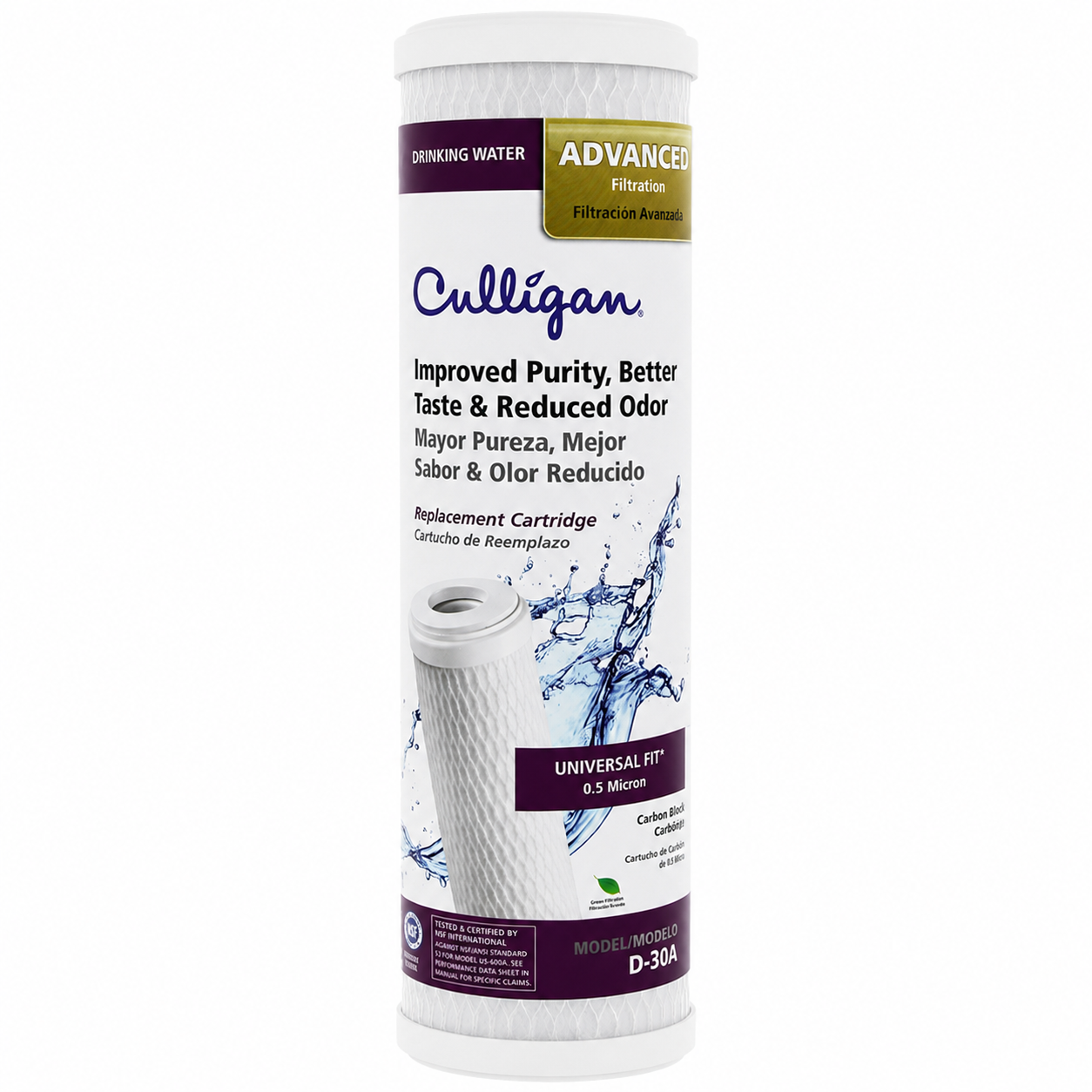 Culligan D-30A Level 2 Drinking Water Replacement Filter Cartridge