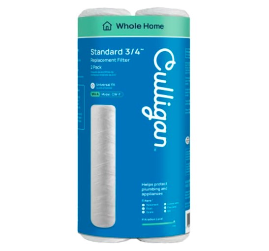 Culligan CW-F 10 Micron Whole House Sediment Water Filter Cartridge, 2-Pack
