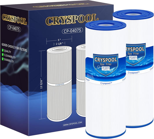 Cryspool 04075 Hot Tub Spa Filter Cartridge Pack of 2