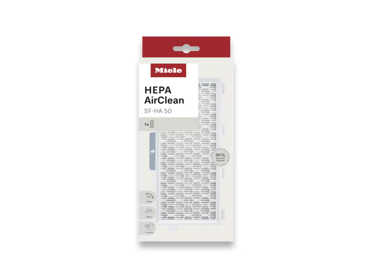 Miele SF-HA 50 HEPA AirClean Vacuum Cleaner Filter with TimeStrip®