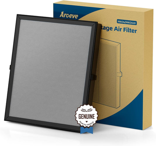 AROEVE MK04 & AP04 Air Filter Replacement-Smoke Version(1 Pack)