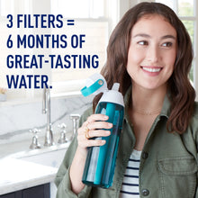 Brita (2 Pack)  Premium Water Bottle Filter Replacements, 3 Count