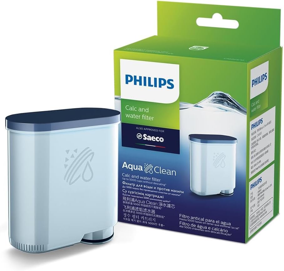 Philips AquaClean CA6903/22 Espresso Machine Water Filter, 2 Pack