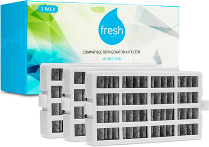 Mist Fresh W10311524 Refrigerator Air Filter Replacement, 3 Pack