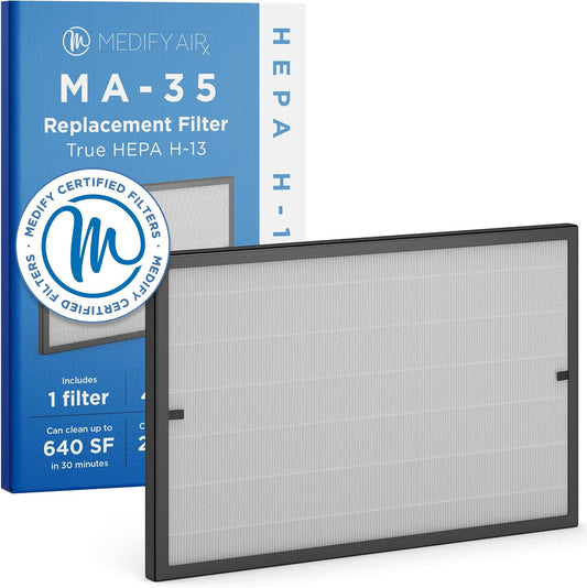 Medify Air MA-35 Genuine Replacement Filter – HEPA H13, Pre-Filter & Activated Carbon, 1-Pack
