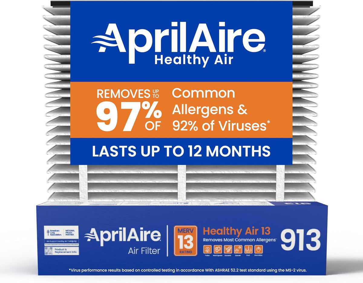 AprilAire 913 Replacement Filter for AprilAire Whole House Air Purifiers, MERV 13
