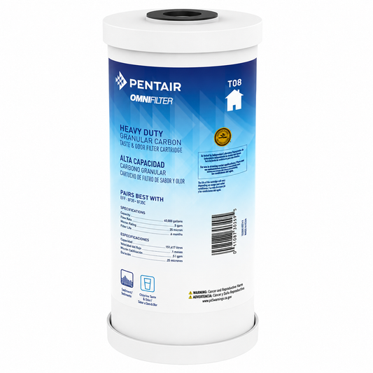 Pentair OMNIFilter TO8 10" x 4.5" Carbon Water Filter Cartridge