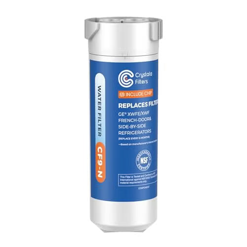 Crystala Filters XWFE Built-in CHIP Refrigerator Water Filter 1-Pack