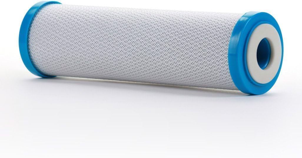 iFilters CBSM-2510 0.5 Micron Coconut Shell Carbon Block Under Sink Water Filter