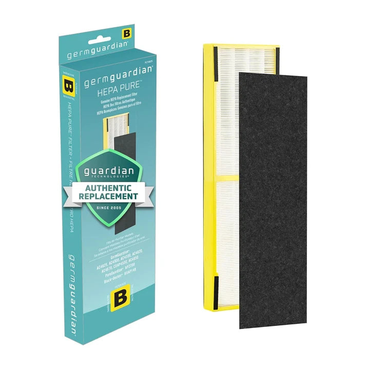 GermGuardian FLT4825 Filter B HEPA Pure Replacement Air Purifier Filter, Fits AC4825 AC4300 AC4850 AC4880 AC4900 CDAP4500 AP2200