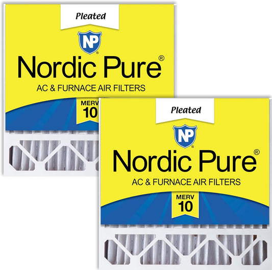Nordic Pure 20x20x5 Honeywell/Lennox Replacement MERV 10 Air Filters, 2 Pack