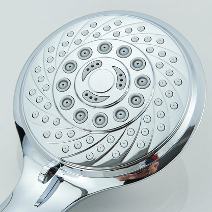 Chrome 8 Inch Rain Shower Head with Handheld Spray Combo. High Pressure. Adjustable Arm. - Fine Filters