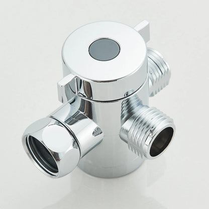 Chrome 8 Inch Rain Shower Head with Handheld Spray Combo. High Pressure. Adjustable Arm. - Fine Filters