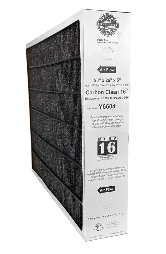 Lennox Y6604 - 20" x 26" x 5" Healthy Climate Carbon Filter for PCO3-20-16 - Fine Filters