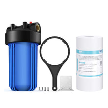 10" x4.5" Big Blue Whole House Water Filter Housing System w/ Sediment Filter - Fine Filters