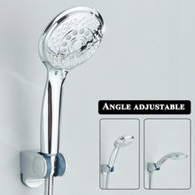 Chrome 8 Inch Rain Shower Head with Handheld Spray Combo. High Pressure. Adjustable Arm. - Fine Filters