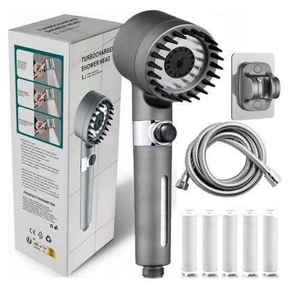 High Pressure Filtered Shower Head - Fine Filters