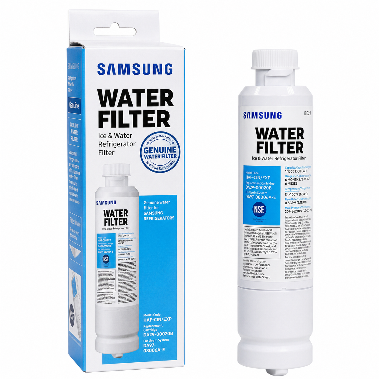 Samsung 9101 Refrigerator Water Filter Genuine OEM Replacement