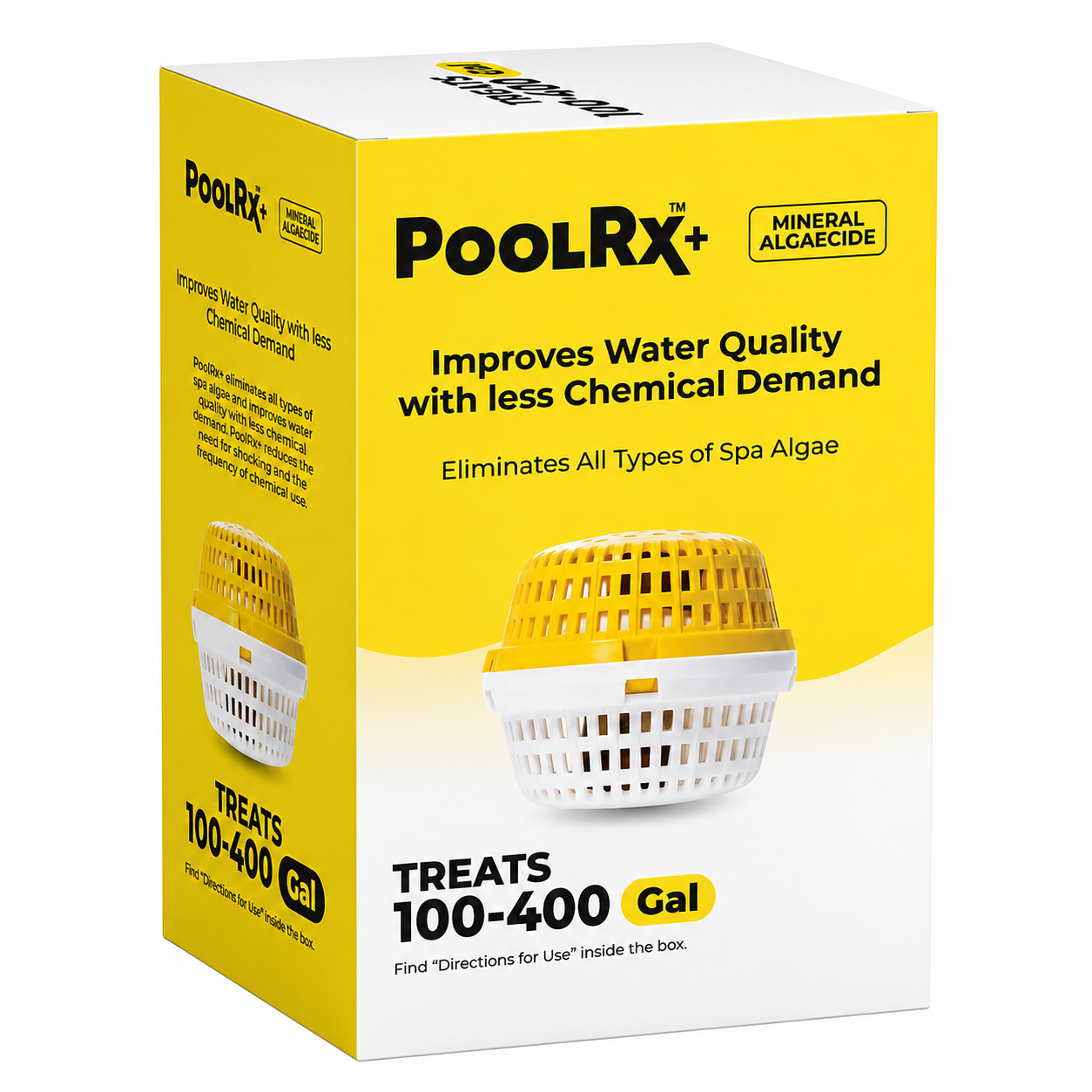 PoolRx Mineral Algaecide Unit, Up to 6-Month Algae Control, for 100–400 Gallons