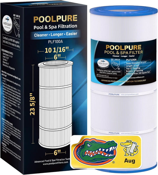 POOLPURE CC100 Pool and Spa Replacement Filter Cartridge 1Pack