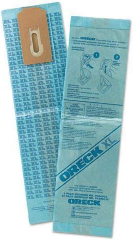 Oreck Commercial XL Vacuum Cleaner Bags, Pack of 25, Single-Wall Filtration, Disposable