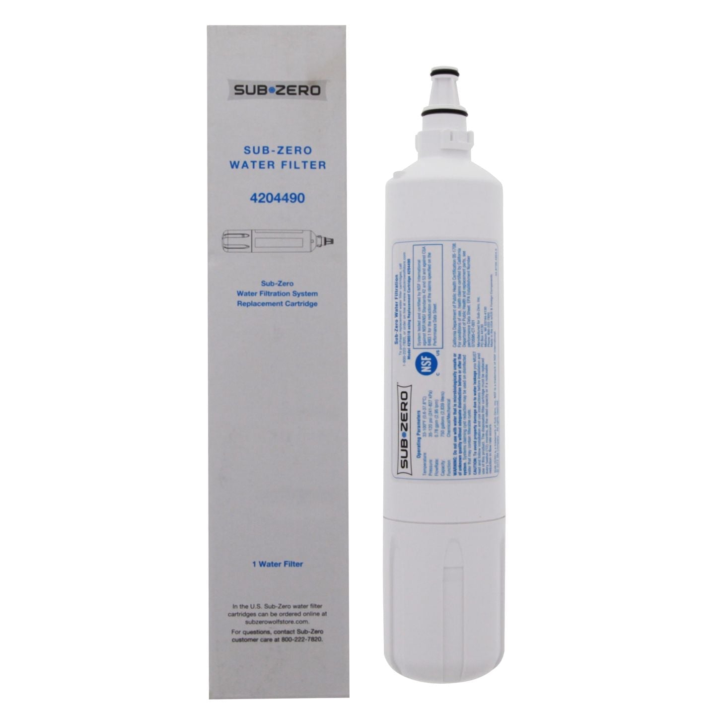 Sub-Zero 4204490 Water Filter Replacement - Fine Filters