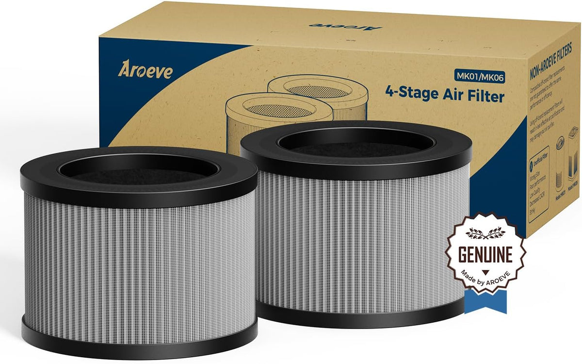 AROEVE MK01A Filter Replacement-Smoke Version 2 Pack