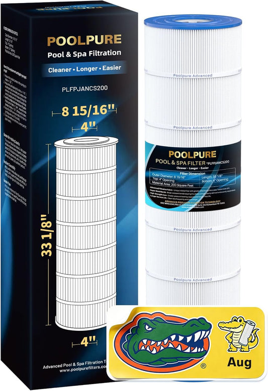POOLPURE PLFPJANCS200 Pool and Spa Filter Cartridge