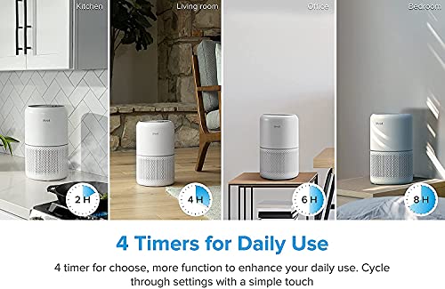 LEVOIT Core300-P Air Purifier | HEPA, 1073 ft² Coverage - Fine Filters