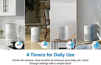 LEVOIT Core300-P Air Purifier | HEPA, 1073 ft² Coverage - Fine Filters
