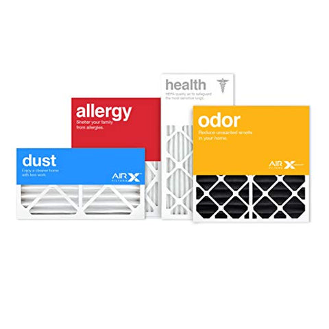 AIRx Filters 14x14x1 Air Filter MERV 13 Pleated HVAC AC Furnace Air Filter, Health 12-Pack, Made in the USA