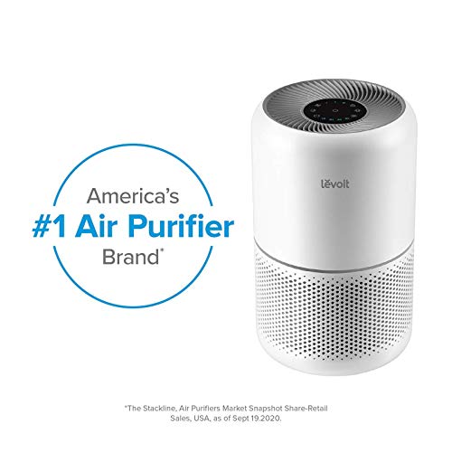 LEVOIT Core300-P Air Purifier | HEPA, 1073 ft² Coverage - Fine Filters