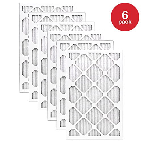 AIRx ALLERGY 14x14x1 MERV 11 Pleated Air Filter - Made in the USA - Box of 6 - Fine Filters