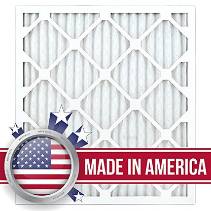 AIRx ALLERGY 14x14x1 MERV 11 Pleated Air Filter - Made in the USA - Box of 6 - Fine Filters