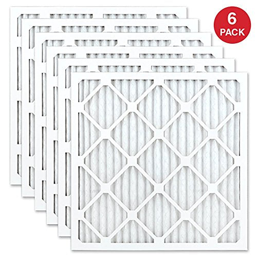 AIRx ALLERGY 14x14x1 MERV 11 Pleated Air Filter - Made in the USA - Box of 6 - Fine Filters