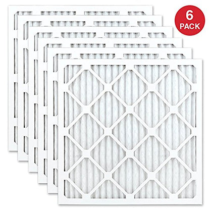 AIRx ALLERGY 14x14x1 MERV 11 Pleated Air Filter - Made in the USA - Box of 6 - Fine Filters