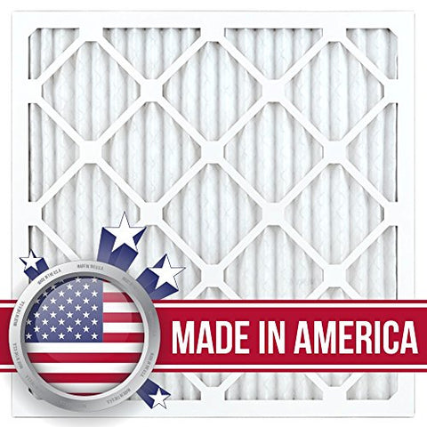AIRx ALLERGY 14x14x1 MERV 11 Pleated Air Filter - Made in the USA - Box of 6