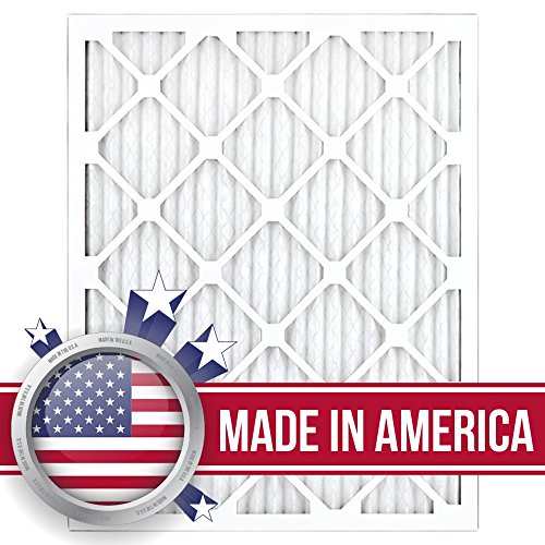 AIRx ALLERGY 14x14x1 MERV 11 Pleated Air Filter - Made in the USA - Box of 6 - Fine Filters