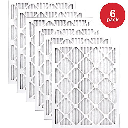 AIRx ALLERGY 14x14x1 MERV 11 Pleated Air Filter - Made in the USA - Box of 6 - Fine Filters