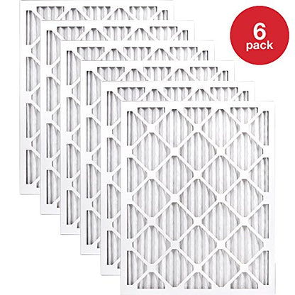 AIRx ALLERGY 14x14x1 MERV 11 Pleated Air Filter - Made in the USA - Box of 6 - Fine Filters